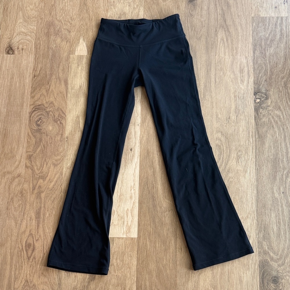 Athleta Kids Black Flared Leggings